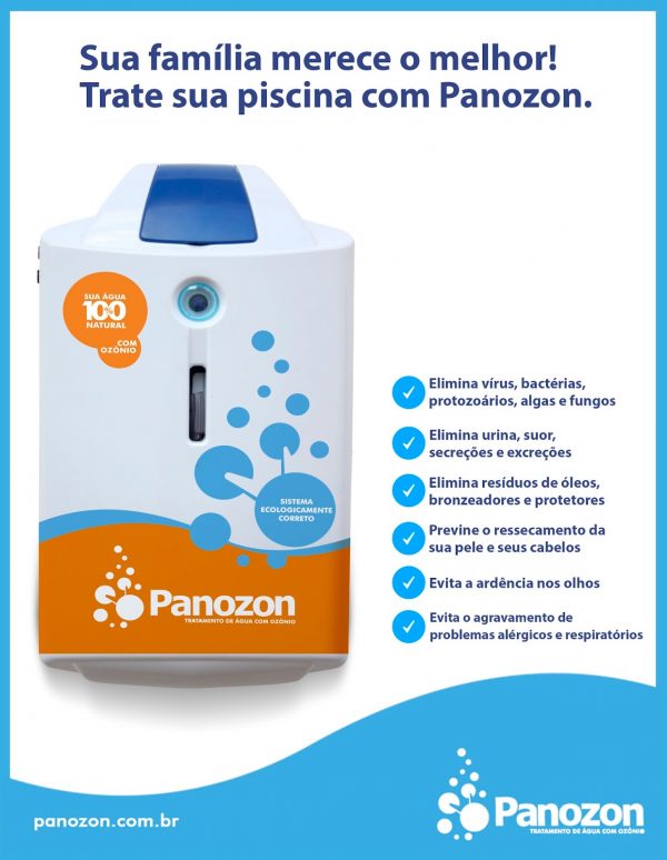 Ozonizador P45 Panozon - Piscinas até 45m³-1123